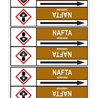 Značení potrubí, nafta